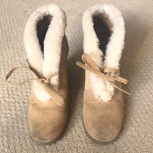 Banana Republic Fall/winter wedge suede booties